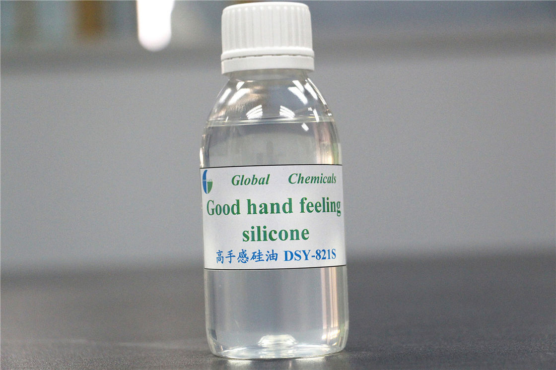 Good Hand Feeling minyak silikon kuning pucat atau transparan pelembut silikon cair untuk tekstil