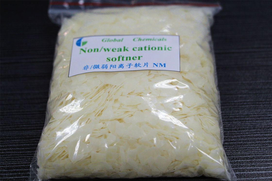 Hydrophilic Dan Antistatic Tekstil Finishing Nononionic Softener Flakes Jenis Air Panas