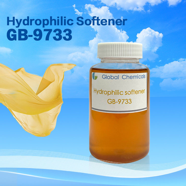 Hydrophilic Ester Quaternary Softener GB-9733 Memberikan lembut berbulu dan halus tangan merasa untuk kain
