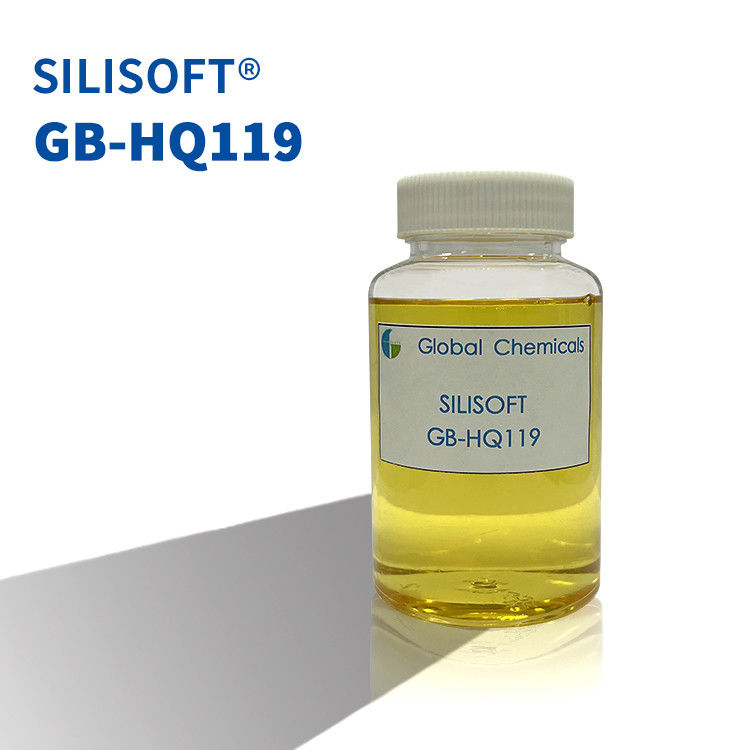SILISOFT GB-HQ119 silikon hidrofilik konsentrasi tinggi untuk finishing pegangan dari katun & T/C kain tenunan cetak