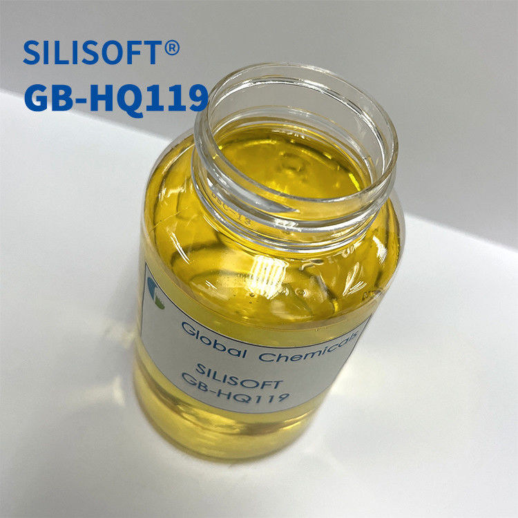 SILISOFT GB-HQ119 silikon hidrofilik konsentrasi tinggi untuk finishing pegangan dari katun & T/C kain tenunan cetak
