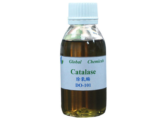 Enzim Tekstil Efisiensi Tinggi Menghemat Air Cahaya Brown Cairan Katalase DO Series