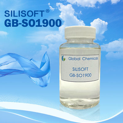 Minyak Amino Silikon Berwarna Keemasan Rendah SILISOFT GB-SO1900 Dengan Ketahanan Cuci yang Baik