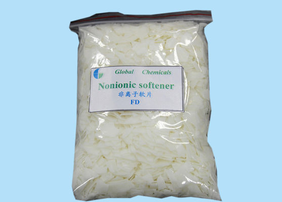 Tekstil Finishing Softener Nonionic Softener Flakes Soft Full Hand Feel