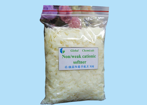 Hydrophilic Antistatic Nonionic / Weak Cationic Softener Serpihan Kuning Putih