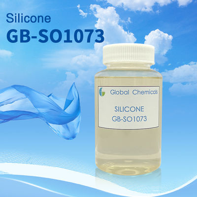 Mudah Emulsified Copolymer Silikon Cairan GB-SO1073 sangat baik melembutkan agen licin yang baik untuk kain kapas dan kapas / PES Campuran