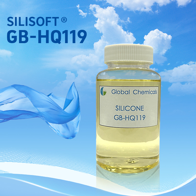 SILISOFT GB-HQ119 silikon hidrofilik konsentrasi tinggi untuk finishing pegangan dari katun & T/C kain tenunan cetak