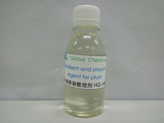 Cairan Silikon Blok Kopolymer Lemah Kationik Resilient Dan Agent Lemes Untuk Plush HQ-168