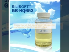 Serat Kimia Soft Fluffy Silikon SILISOFT GB-HQ653 Dengan Kecokelatan Rendah Tidak Mempengaruhi Bayangan Kain
