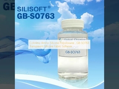 Polysiloxane Amino Silikon Tanpa Warna, GB-SO763 Pembalu Kain Silikon Transparan