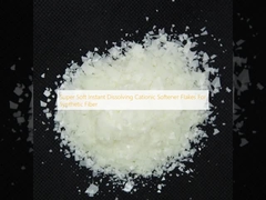 Super Soft Instant Dissolving Cationic Softener Flakes Untuk Serat Sintetis