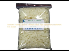 Nononionic / Lemah Cationic Softener Serpihan Softener Kinerja Tinggi Untuk Tekstil