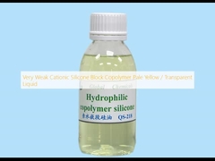 Sangat Lemah Kationik Silikon Blok Kopolymer Kuning Putih / Cairan Transparan