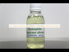 Co - Polymer Silicone Oil Softener / Hydrophilic Softener untuk tekstil