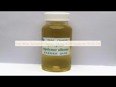 Minyak Kopolimer Blok Silikon Organik Transparent Kuning Putih Putih QS-318