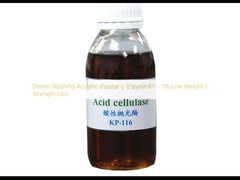 Denim Washing Acid Bio Polishing Enzyme KP - 116 Berat / Kerugian Kekuatan Rendah