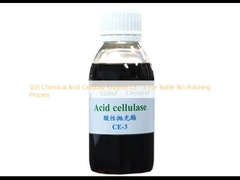 SGS Chemical Acid Cellulase Enzyme CE - 3 Untuk Proses Bio Polishing Tekstil