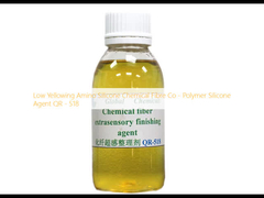 Serat Kimia Amino Silikon Berwarna Keemasan Rendah Co - Polymer Silikon Agen QR - 518