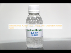 Tekstil Bahan Kimia Bantuan Lemah Kationik Amino Silicone Softener Untuk Kain