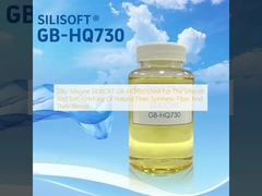 Silky Silicone SILISOFT GB-HQ730 Digunakan Untuk Finishing Lemes Dan Lembut Serat Alam, Serat Sintetis Dan Campuran Mereka